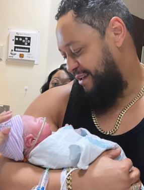 Zackariah Darring second child Ke' Ziyah Jean was diagnosed with Trisomy 13